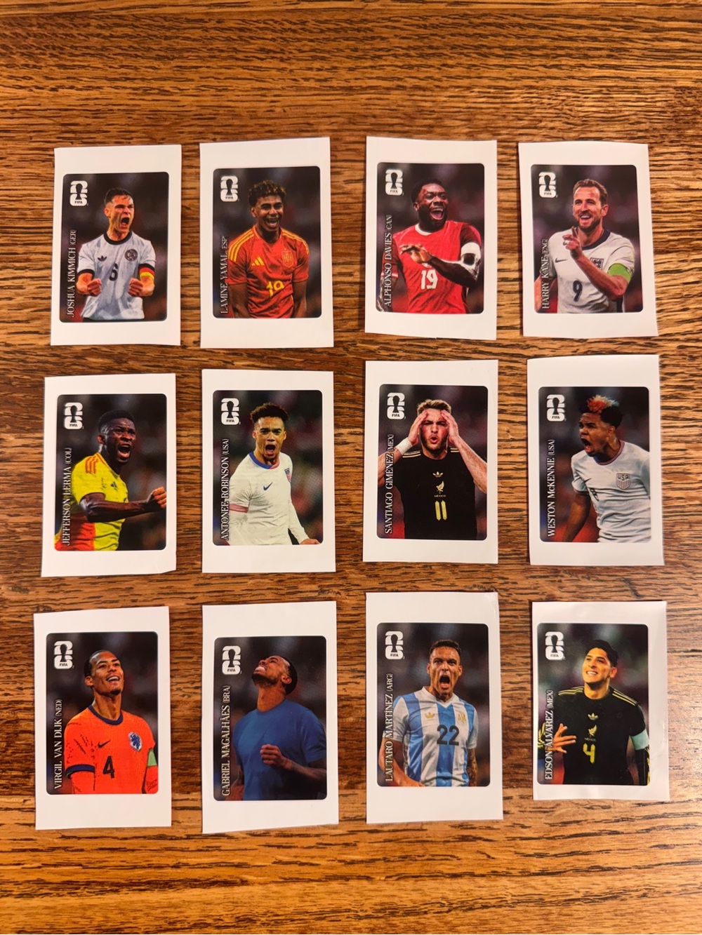 Coca-Cola FIFA World Cup 2026 Sticker Full Set 12 Football Soccer Sticker Panini